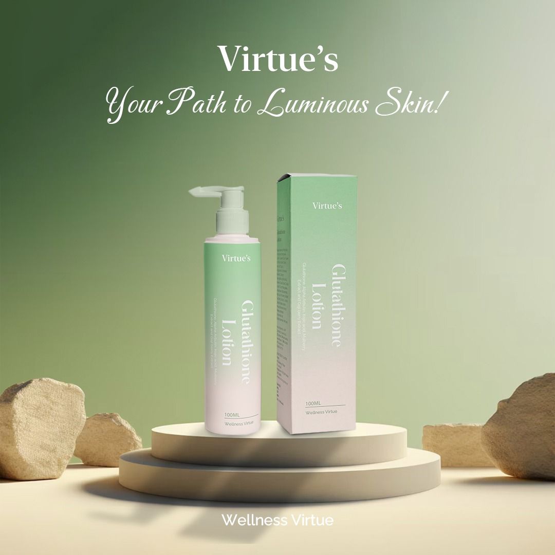 Virtue's Whitening Lotion with Glutathione & Alpha Arbutin