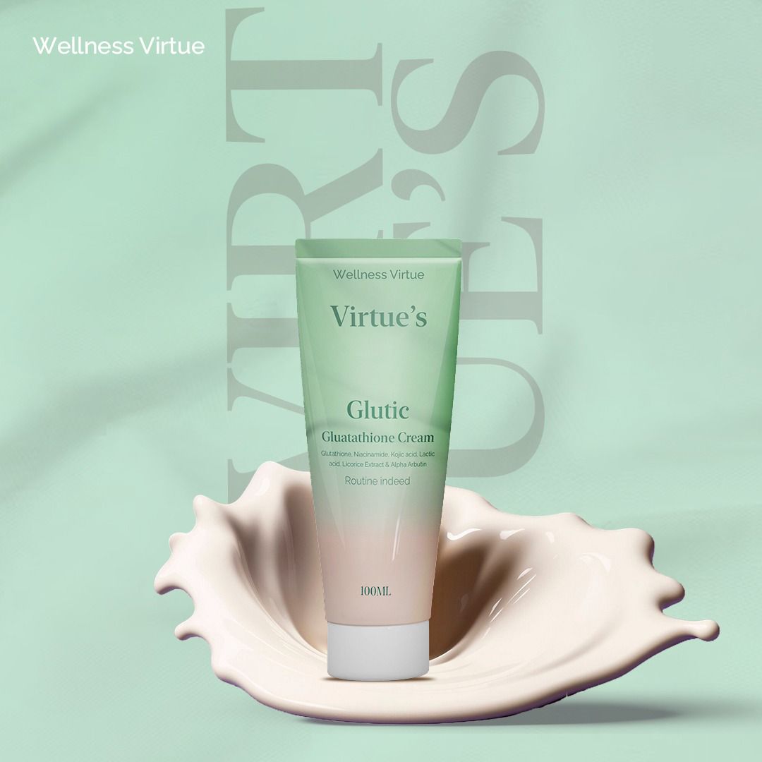 Virtue's Brightening Cream with Glutathione & Kojic Acid