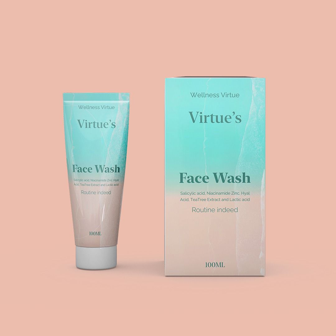 Virtue's Purifying Face Wash with Salicylic & Hyaluronic